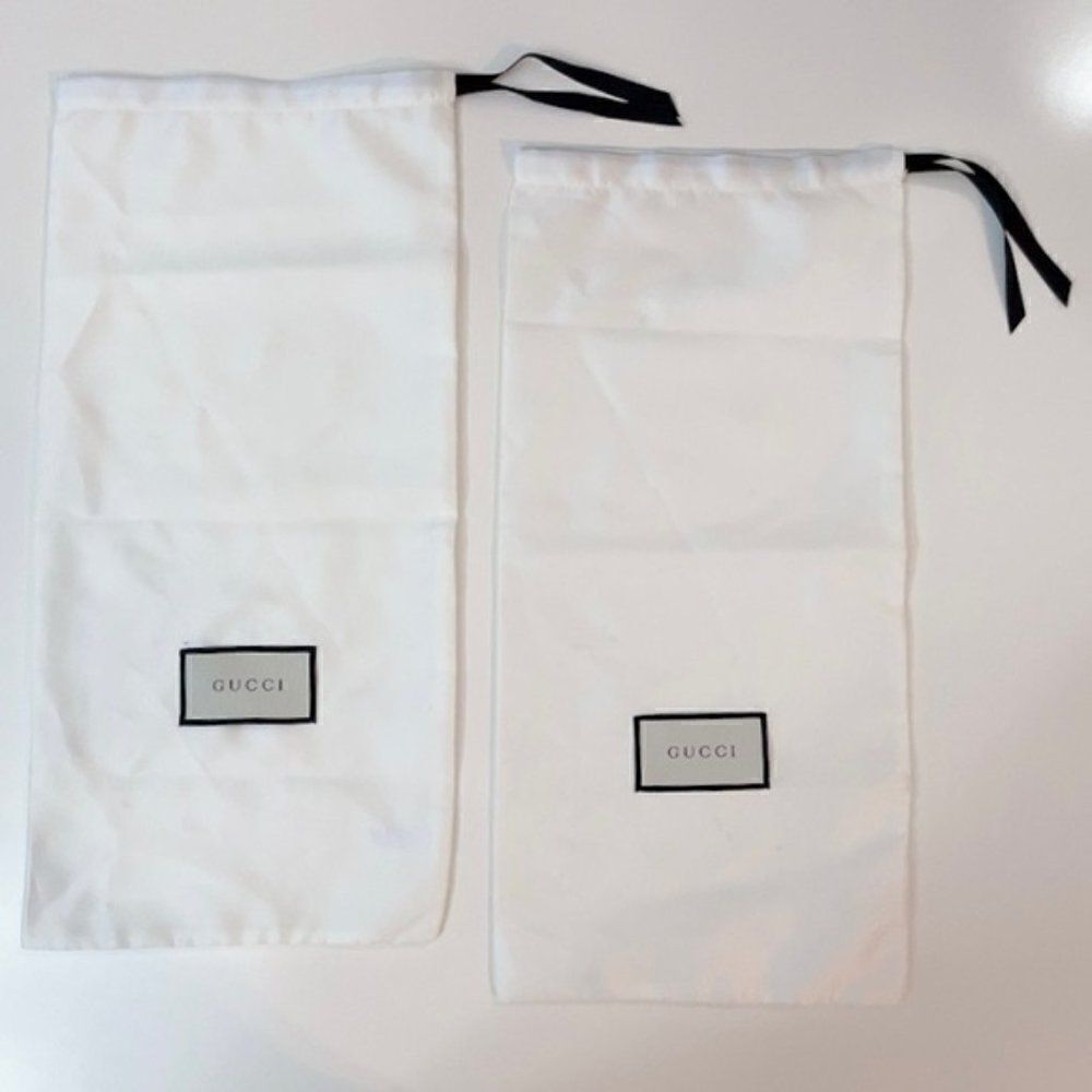 GUCCI Set of 2 Shoe Dust Bags Drawstring - Picture 2 of 7